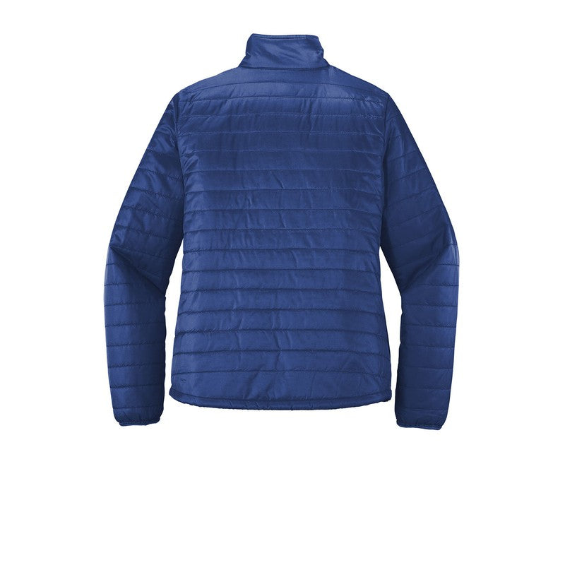 QNERGY Port Authority® Women's Packable Puffy Jacket - Cobalt Blue
