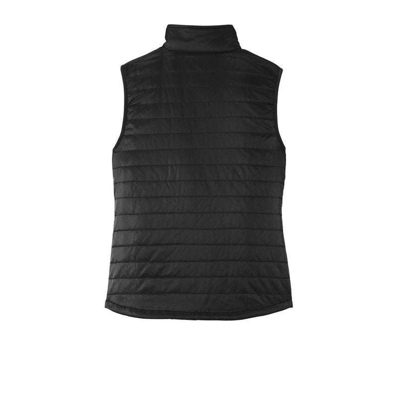 QNERGY Port Authority® Women's Packable Puffy Vest - BLACK