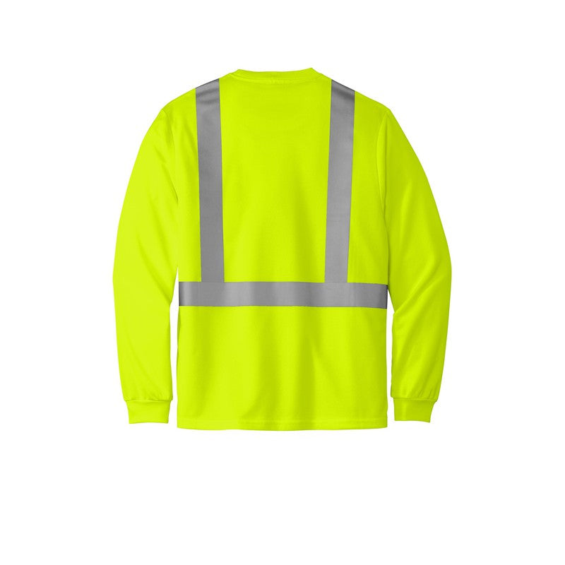 QNERGY CornerStone® ANSI 107 Class 2 Mesh Long Sleeve Tee - Safety Yellow