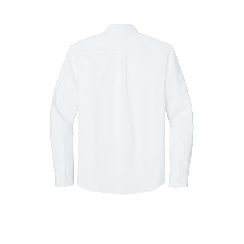 QNERGY Mercer+Mettle® Long Sleeve Modern Oxford Shirt - WHITE