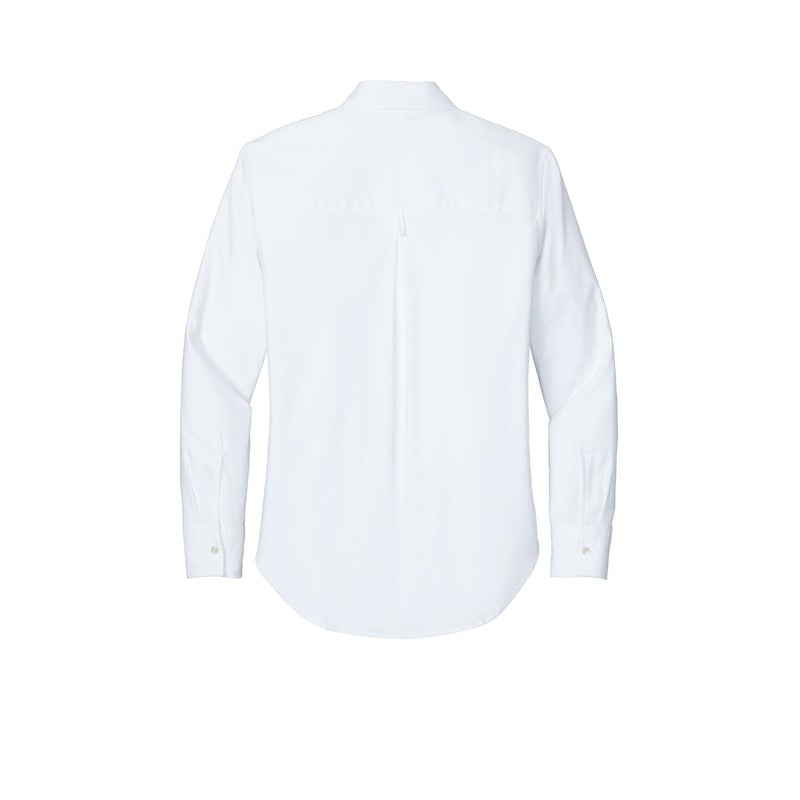 QNERGY Mercer+Mettle® Women’s Long Sleeve Modern Oxford Shirt - WHITE