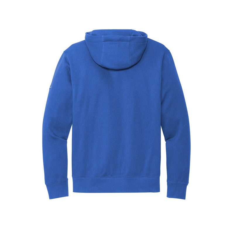 QNERGY Nike Club Fleece Sleeve Swoosh Pullover Hoodie - Royal