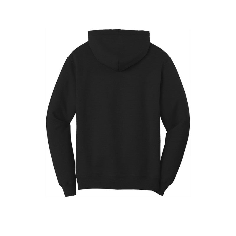 QNERGY Port & Company® Core Fleece Pullover Hooded Sweatshirt - BLACK