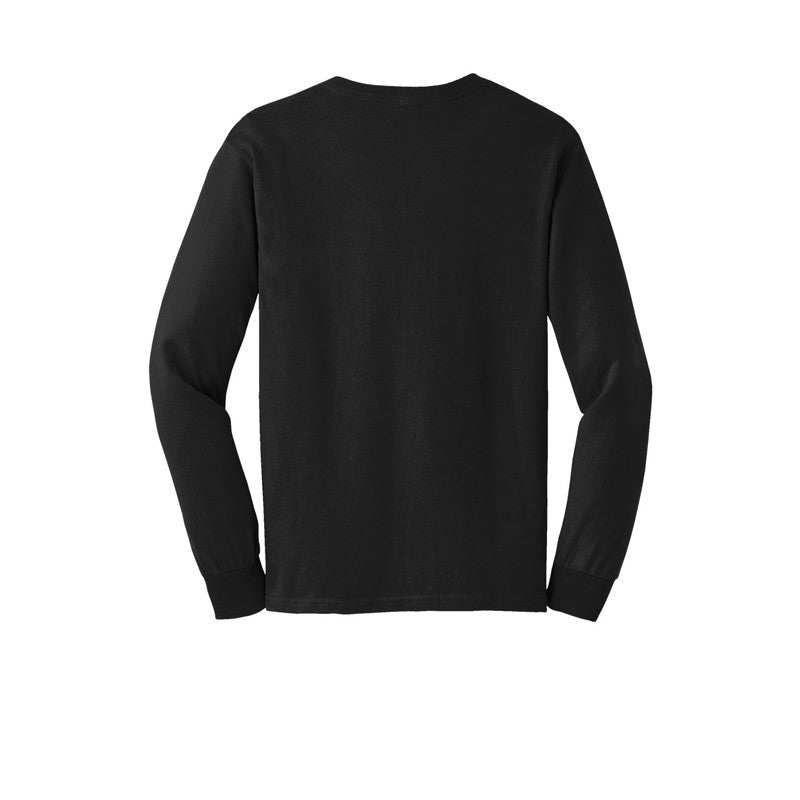 QNERGY Gildan® Ultra Cotton® 100% US Cotton Long Sleeve T-Shirt - BLACK