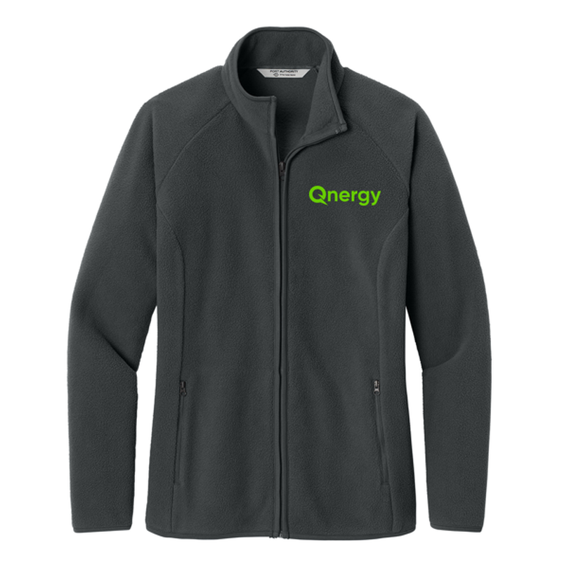 QNERGY Port Authority® Women’s C-FREE® Raglan Fleece - Grey Steel