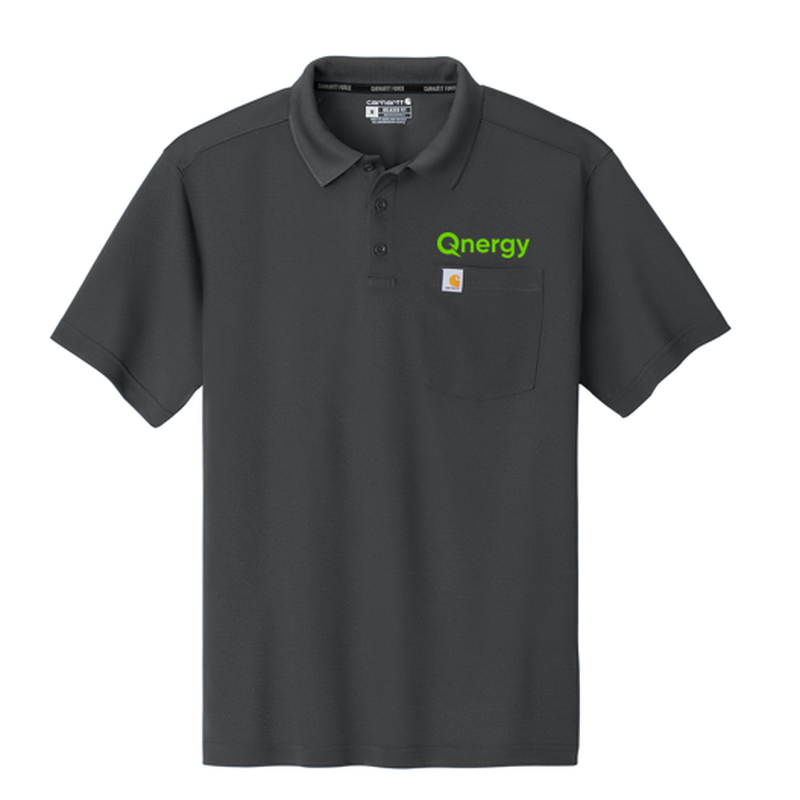 QNERGY Carhartt Force® Snag-Resistant Pocket Polo - Shadow Grey