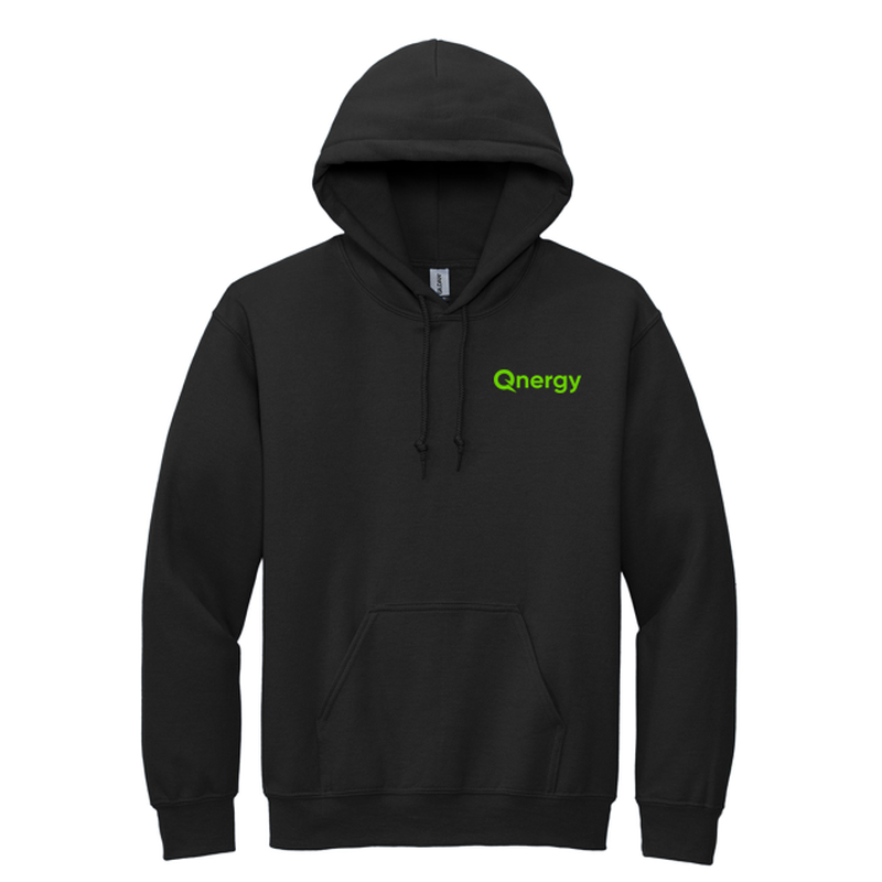 QNERGY Gildan® - DryBlend® Pullover Hooded Sweatshirt - BLACK