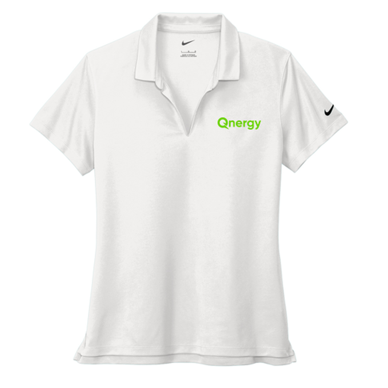 QNERGY Nike Women's Dri-FIT Micro Pique 2.0 Polo - WHITE