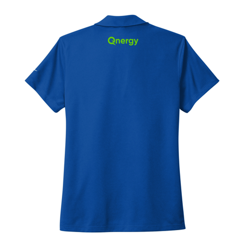 QNERGY Nike Women's Dri-FIT Micro Pique 2.0 Polo - "Q" - GAME ROYAL
