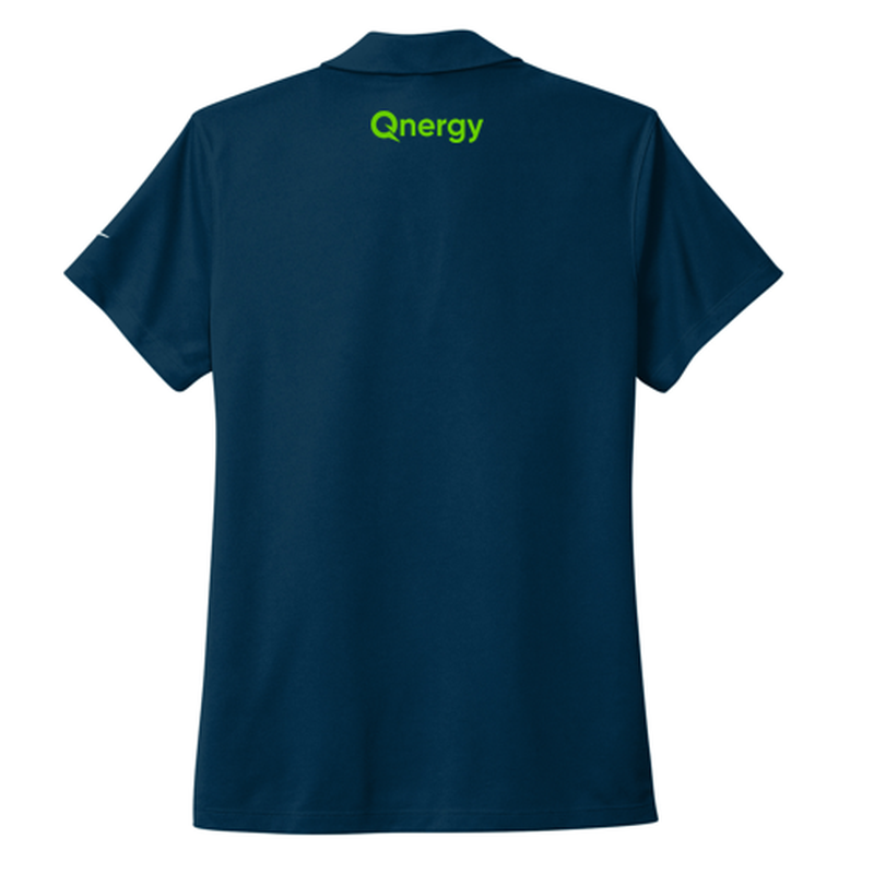 QNERGY Nike Women's Dri-FIT Micro Pique 2.0 Polo - "Q" - NAVY