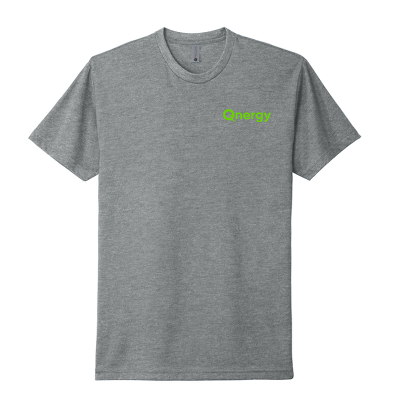 QNERGY Next Level Apparel® Unisex CVC Tee - IKE UNIVERSITY - Dark Heather Gray