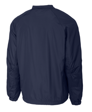 QNERGY Sport-Tek® V-Neck Raglan Wind Shirt - True Navy