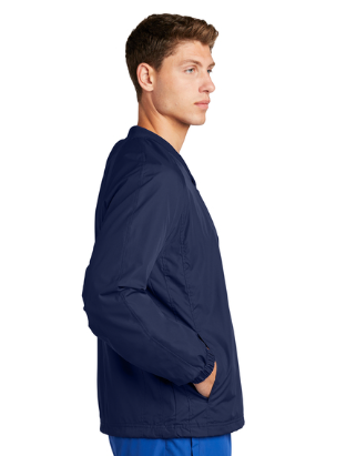 QNERGY Sport-Tek® V-Neck Raglan Wind Shirt - True Navy