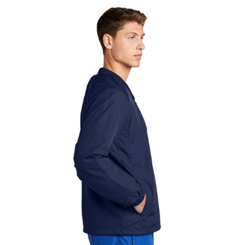 QNERGY Sport-Tek® V-Neck Raglan Wind Shirt - True Navy