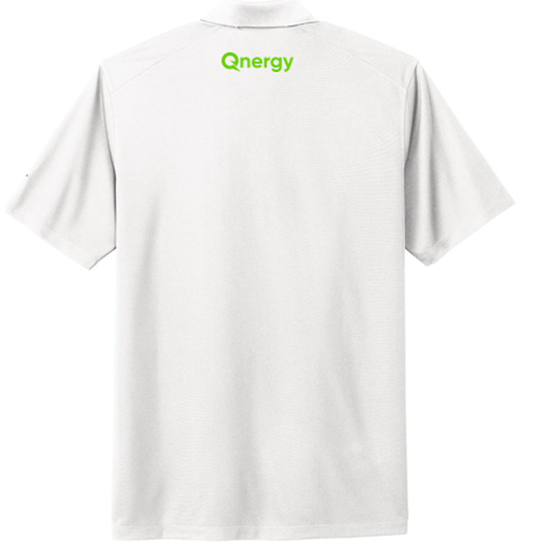 QNERGY Nike Dri-FIT Micro Pique 2.0 Polo - "Q" WHITE