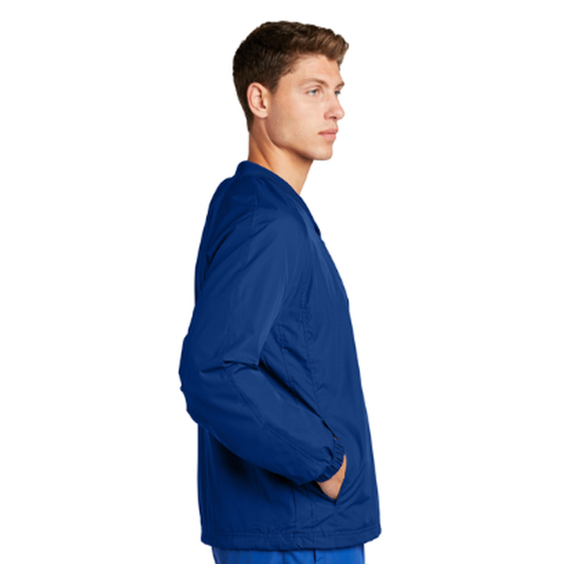 QNERGY Sport-Tek® V-Neck Raglan Wind Shirt - True Royal