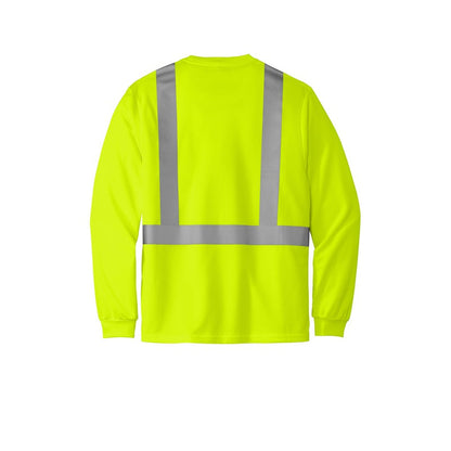 QNERGY CornerStone® ANSI 107 Class 2 Mesh Long Sleeve Tee - Safety Yellow