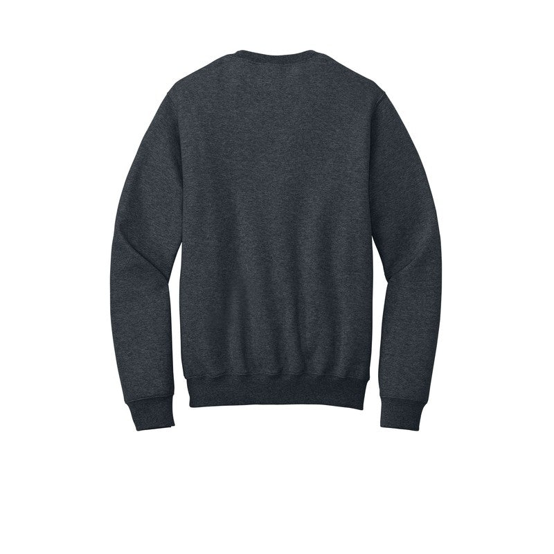 QNERGY Core Fleece Crewneck Pocket Sweatshirt - Dark Heather Grey