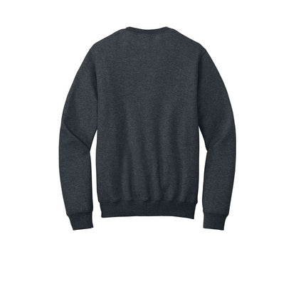 QNERGY Core Fleece Crewneck Pocket Sweatshirt - Dark Heather Grey