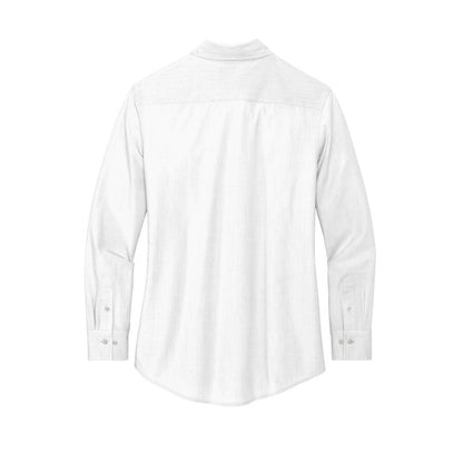 QNERGY Mercer+Mettle® Women’s Long Sleeve Stretch Woven Shirt - WHITE