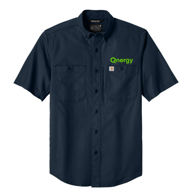 QNERGY Carhartt® Rugged Professional™ Series Short Sleeve Shirt - NAVY