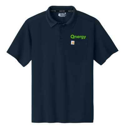 QNERGY Carhartt Force® Snag-Resistant Pocket Polo - Navy