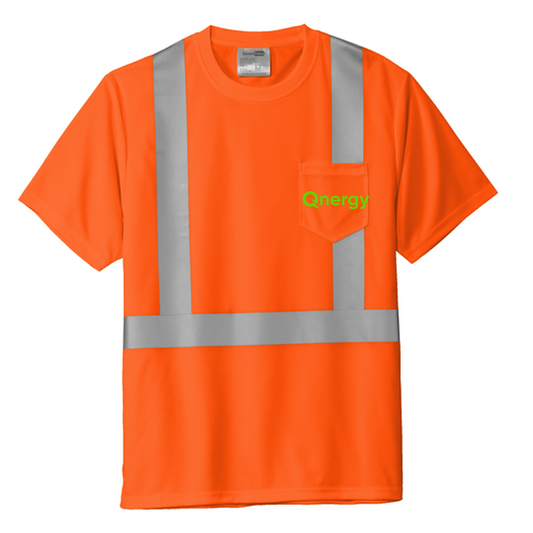 QNERGY CornerStone® ANSI 107 Class 2 Mesh Tee - Safety Orange