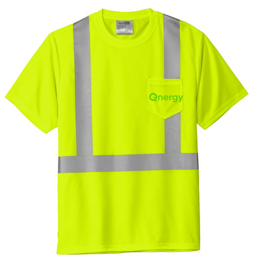 QNERGY CornerStone® ANSI 107 Class 2 Mesh Tee - Safety Yellow