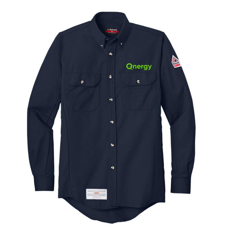 QNERGY Bulwark® EXCEL FR® ComforTouch® Dress Uniform Shirt - NAVY