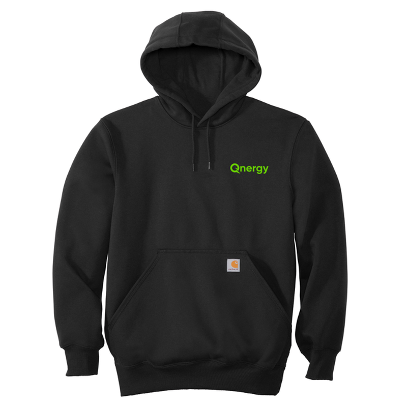 QNERGY Carhartt ® Rain Defender ® Paxton Heavyweight Hooded Sweatshirt - BLACK