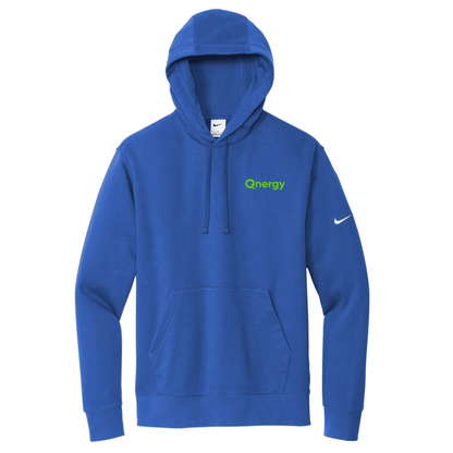 QNERGY Nike Club Fleece Sleeve Swoosh Pullover Hoodie - Royal