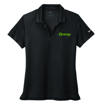 QNERGY Nike Women's Dri-FIT Micro Pique 2.0 Polo - BLACK