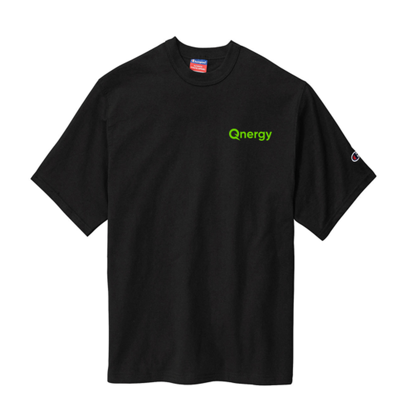 QNERGY Champion ® Heritage 7-Oz. Jersey Tee - BLACK