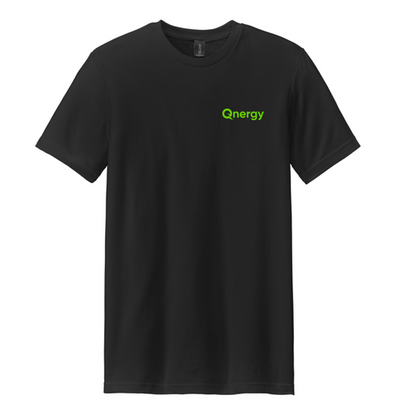 QNERGY Gildan® Softstyle® CVC Tee LARGE BACK PRINT - BLACK