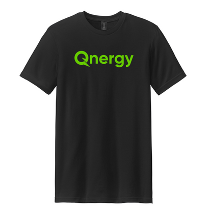 QNERGY Gildan® Softstyle® CVC Tee LARGE FRONT PRINT - BLACK