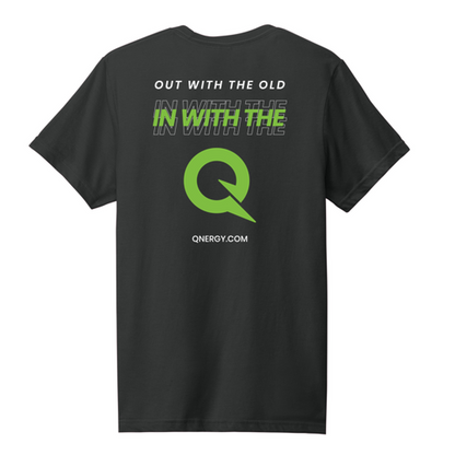 QNERGY Gildan® Softstyle® CVC Tee LARGE BACK PRINT - BLACK