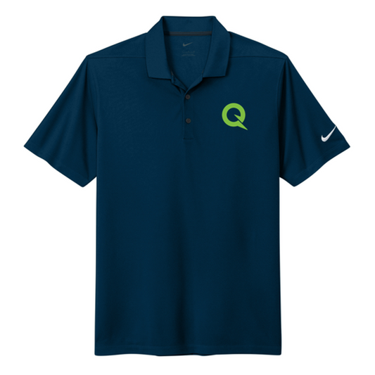 QNERGY Nike Dri-FIT Micro Pique 2.0 Polo - "Q" NAVY