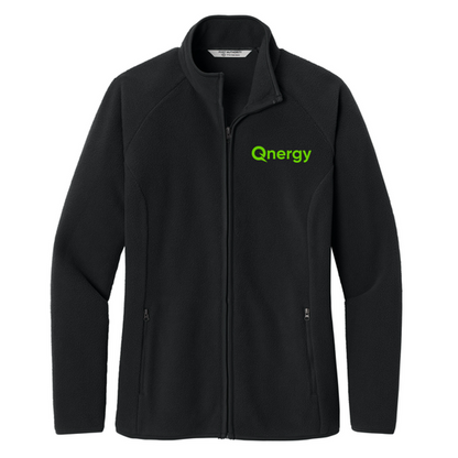QNERGY Port Authority® Women’s C-FREE® Raglan Fleece - Deep Black